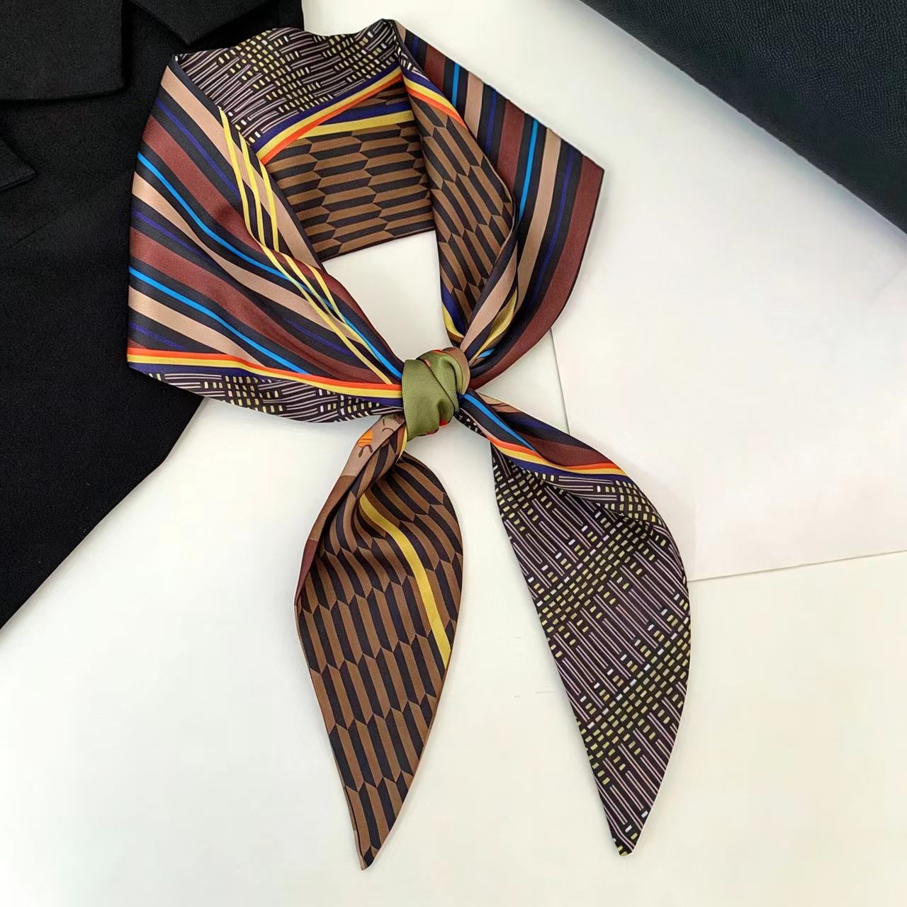Women Bags On Sale - Luxury Print Long Hair Ribbon Bevel