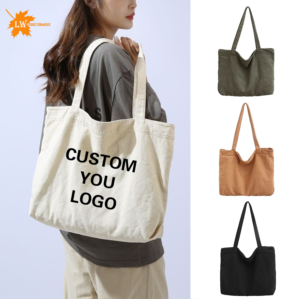 Women Bags Logo - Customized Logo Tote Bag Large Capacity