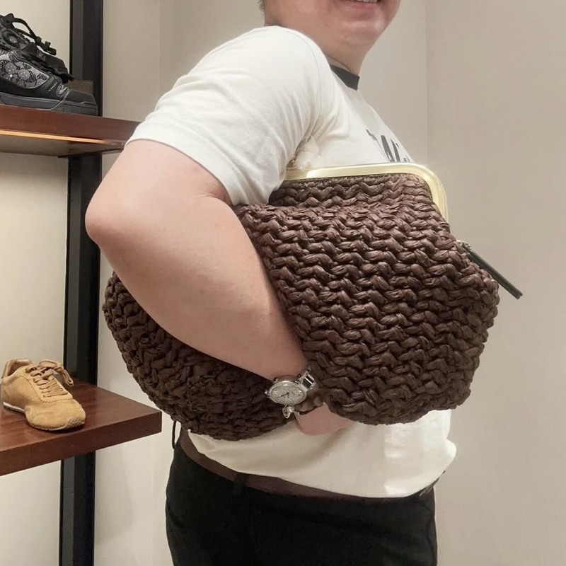Hand-Woven Kisslock Frame Shou - Women Bags On Sale ulasan dan harga