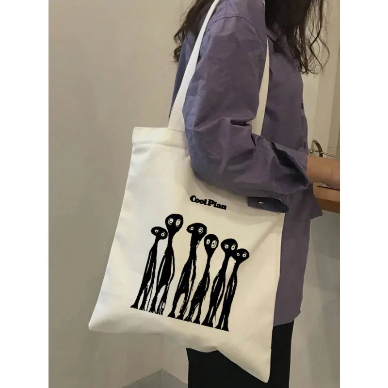 ROMWE Kawaii Bow Pattern Canva - Women Bags Work ulasan dan harga