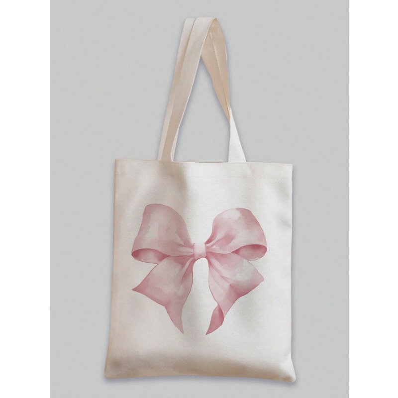 ROMWE Kawaii Bow Pattern Canva - Women Bags Work ulasan dan harga