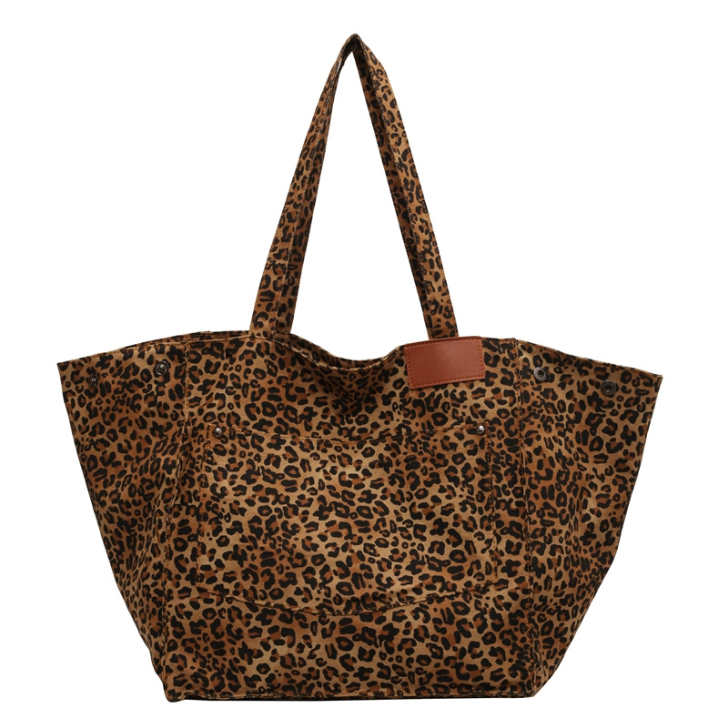 Leopard Pattern Tote Bag Vinta - Women Bags Work ulasan dan harga
