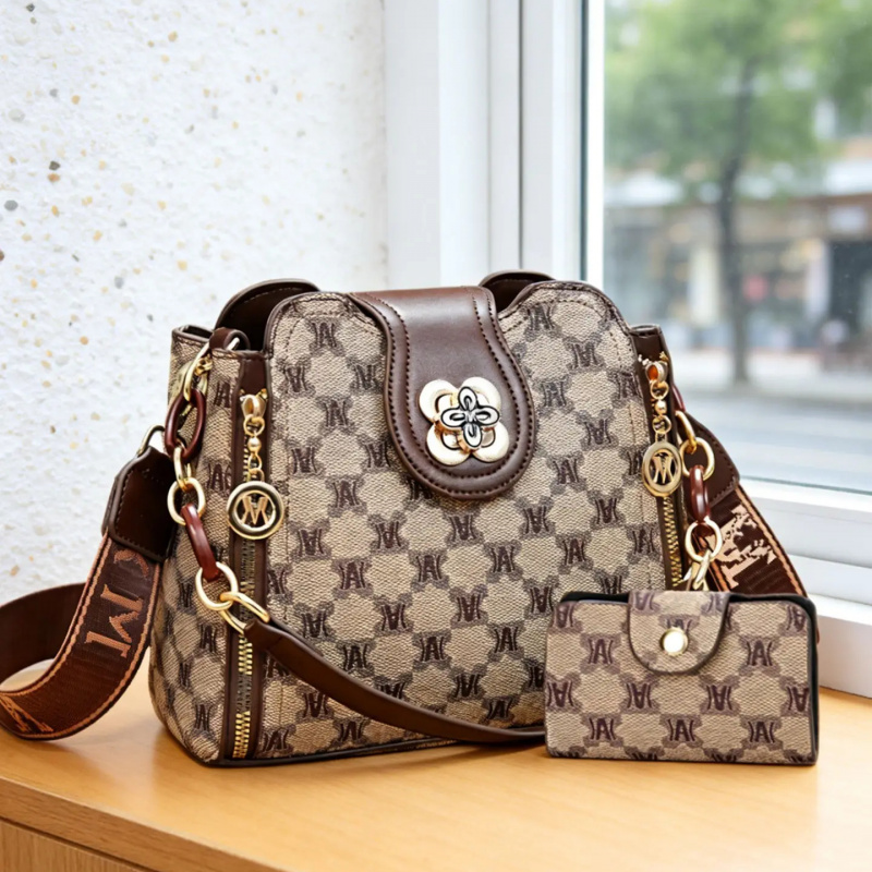 vintage letter printed shoulde - Women Bags Work ulasan dan harga