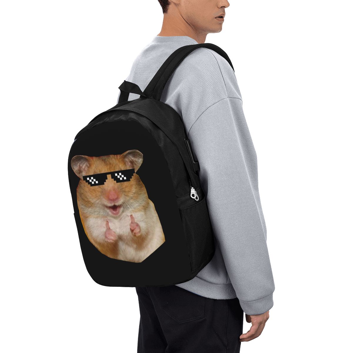 Funny Hamster Backpack Travel  - Woman In Bag ulasan dan harga