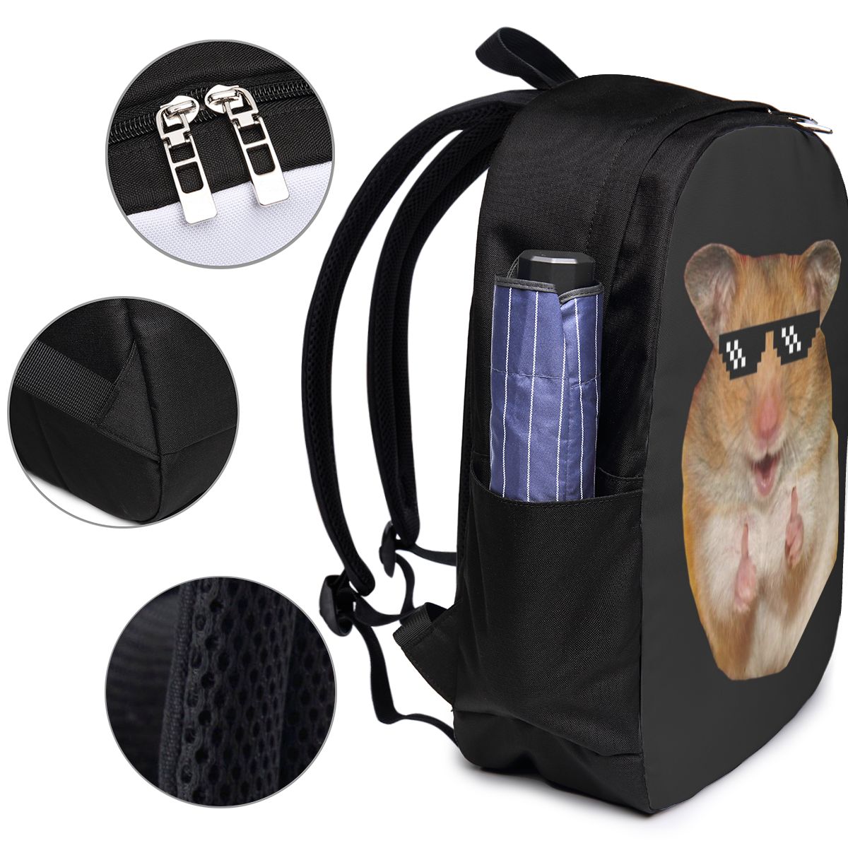 Funny Hamster Backpack Travel  - Woman In Bag ulasan dan harga