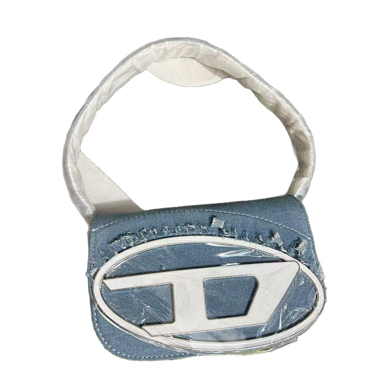 Pure White Smooth Leather Mini - Women Bags Logo ulasan dan harga