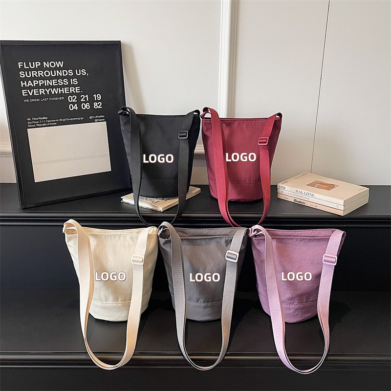 Custom Logo/Design Bucket Tote - Women Bags Logo ulasan dan harga