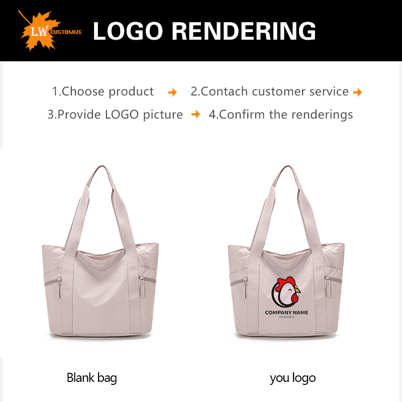 Wholesale Customized Tote Bag  - Women Bags Logo ulasan dan harga