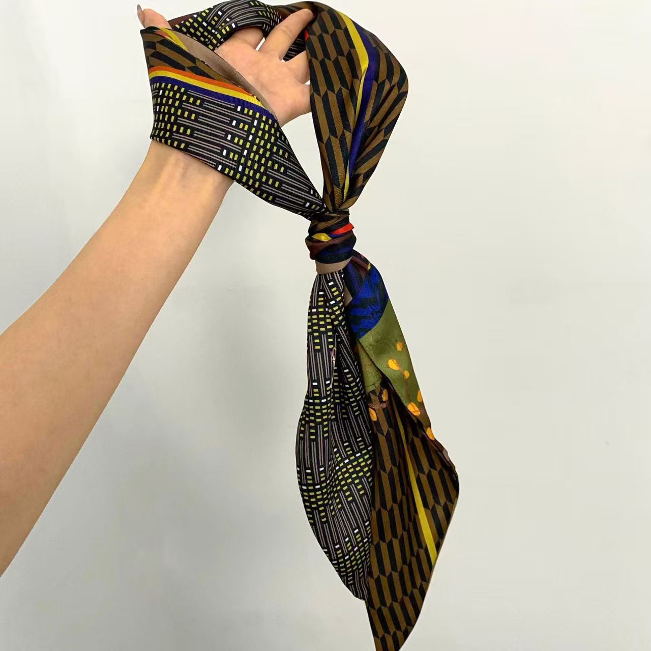 Luxury Print Long Hair Ribbon  - Women Bags On Sale ulasan dan harga