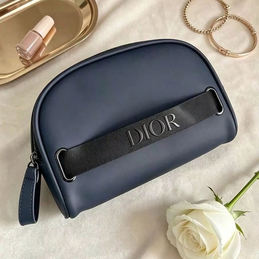 Dior Navy Blue Half Moon Cosme - Women Bags Dior ulasan dan harga