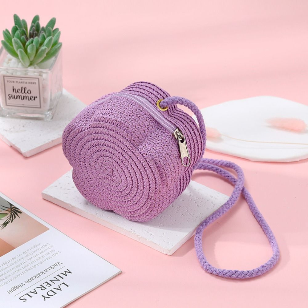 New Woven Straw Shoulder Bags  - Woven Straw Bag ulasan dan harga