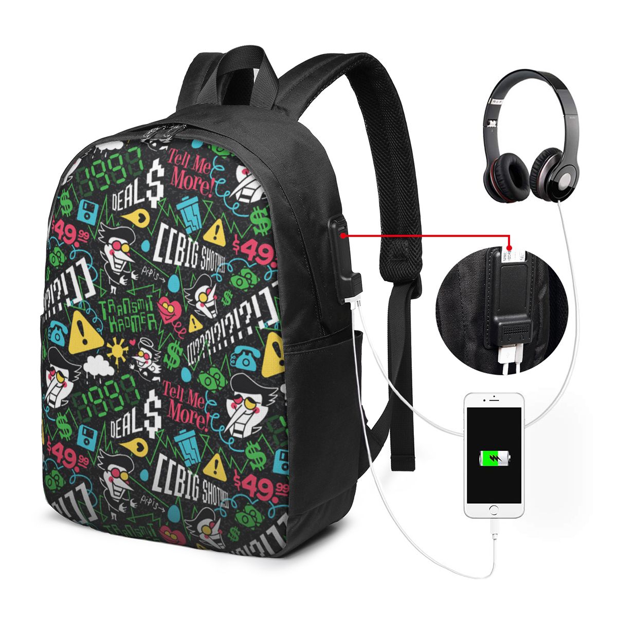 Deltarune SPAMTON G Backpack T - Woman In Bag ulasan dan harga