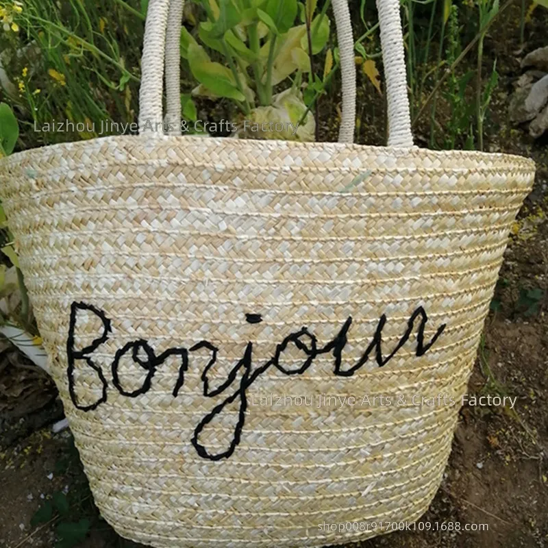 for Manufacturer Custom Hand-E - Woven Straw Bag ulasan dan harga