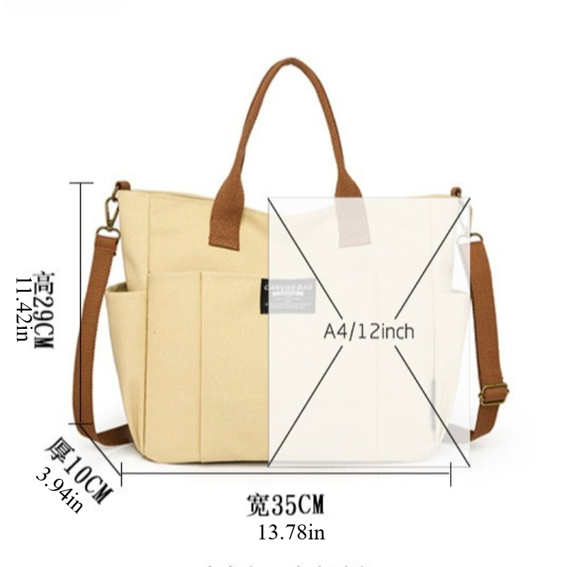 Large Canvas Tote Bag for Wome - Women Bags Work ulasan dan harga