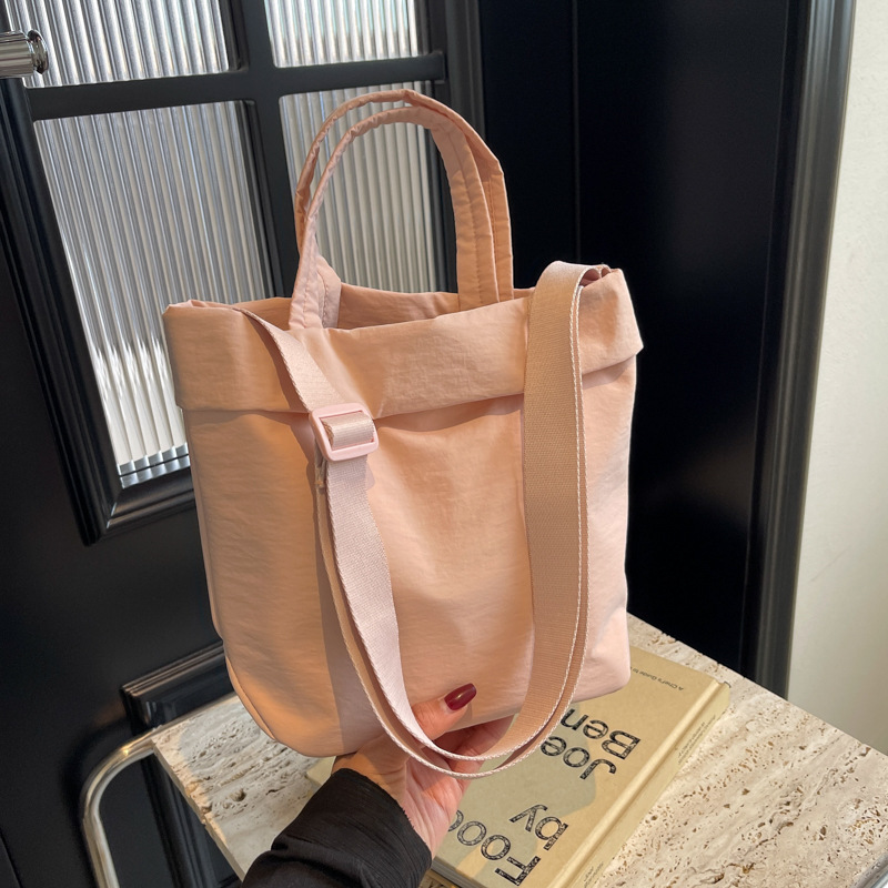 Custom Logo Print Nylon Tote B - Women Bags Logo ulasan dan harga