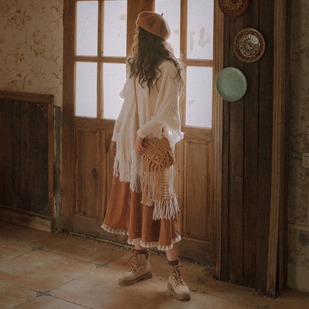 Ethnic Style Woven Straw Bag S - Woven Straw Bag ulasan dan harga
