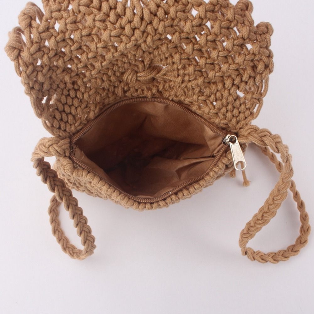 Ethnic Style Woven Straw Bag S - Woven Straw Bag ulasan dan harga