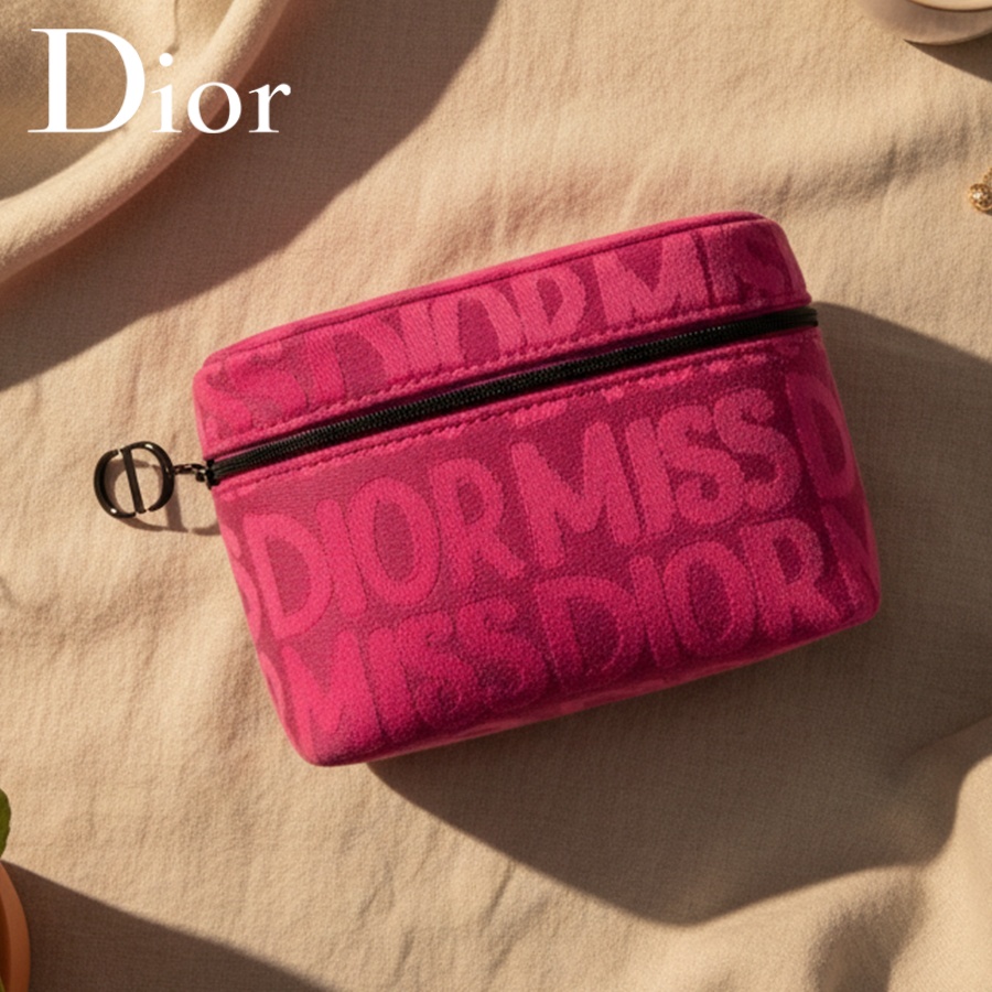 Dior’s Bag Pink Cosmetic Bag F - Women Bags Dior ulasan dan harga