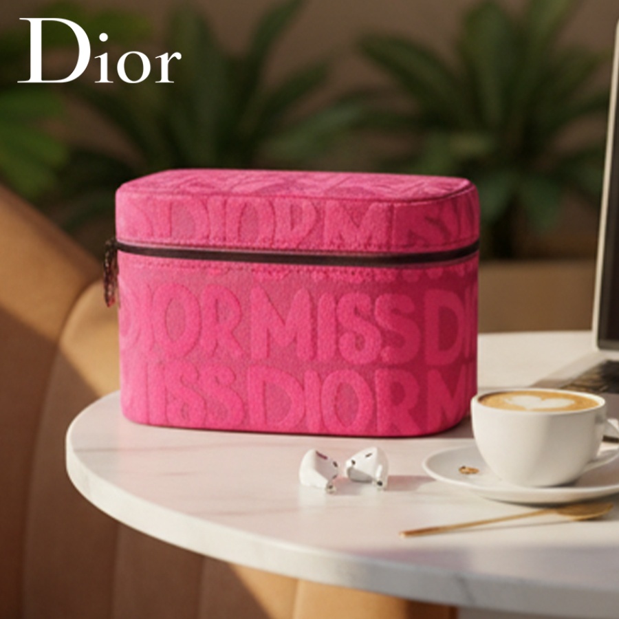 Dior’s Bag Pink Cosmetic Bag F - Women Bags Dior ulasan dan harga