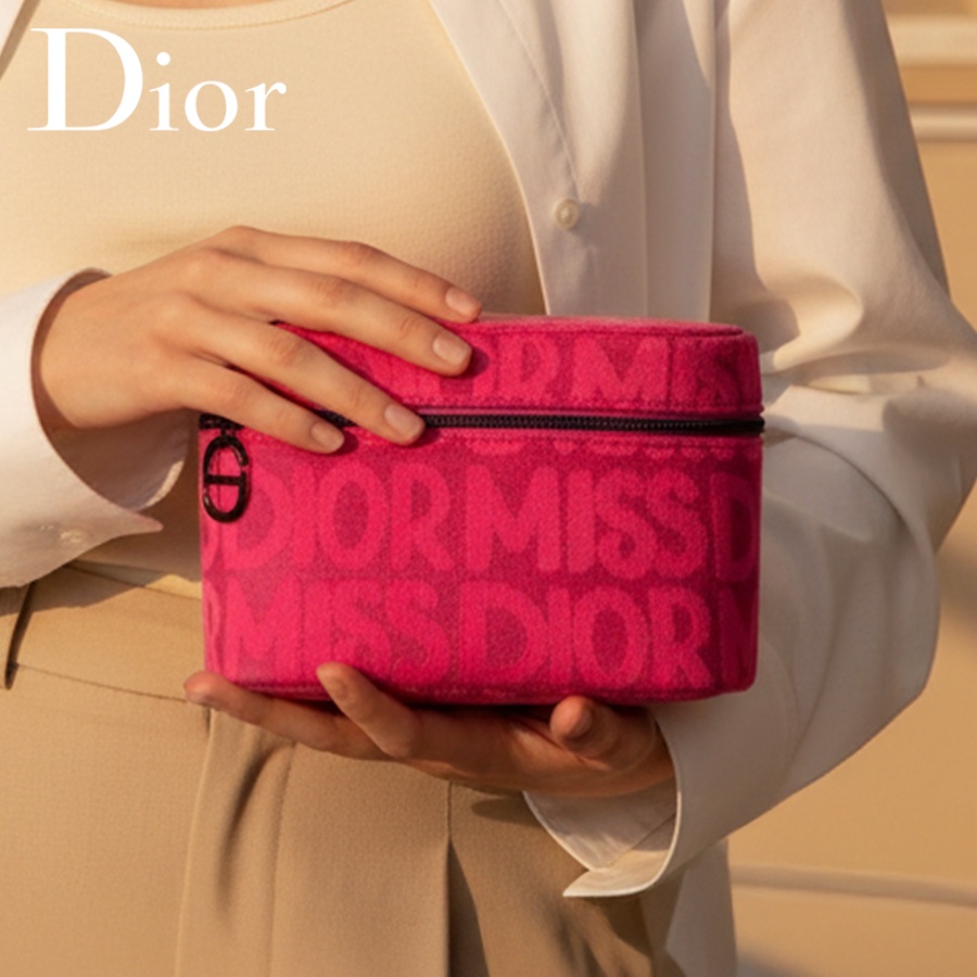 Dior’s Bag Pink Cosmetic Bag F - Women Bags Dior ulasan dan harga