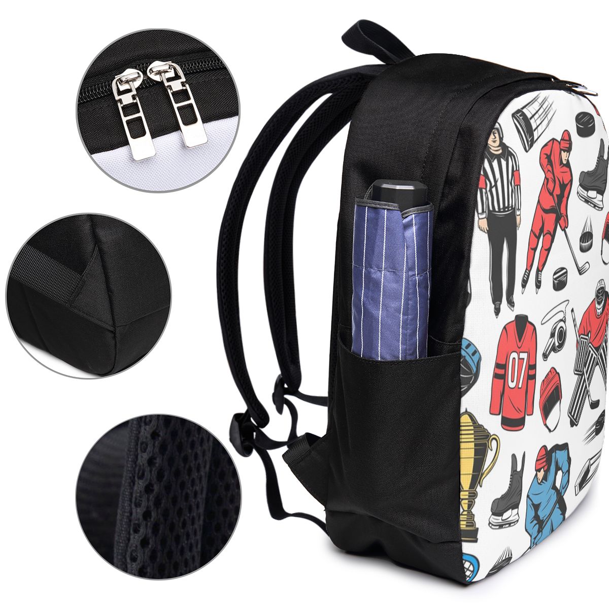 Ice Hockey Players On Rink Bac - Woman In Bag ulasan dan harga
