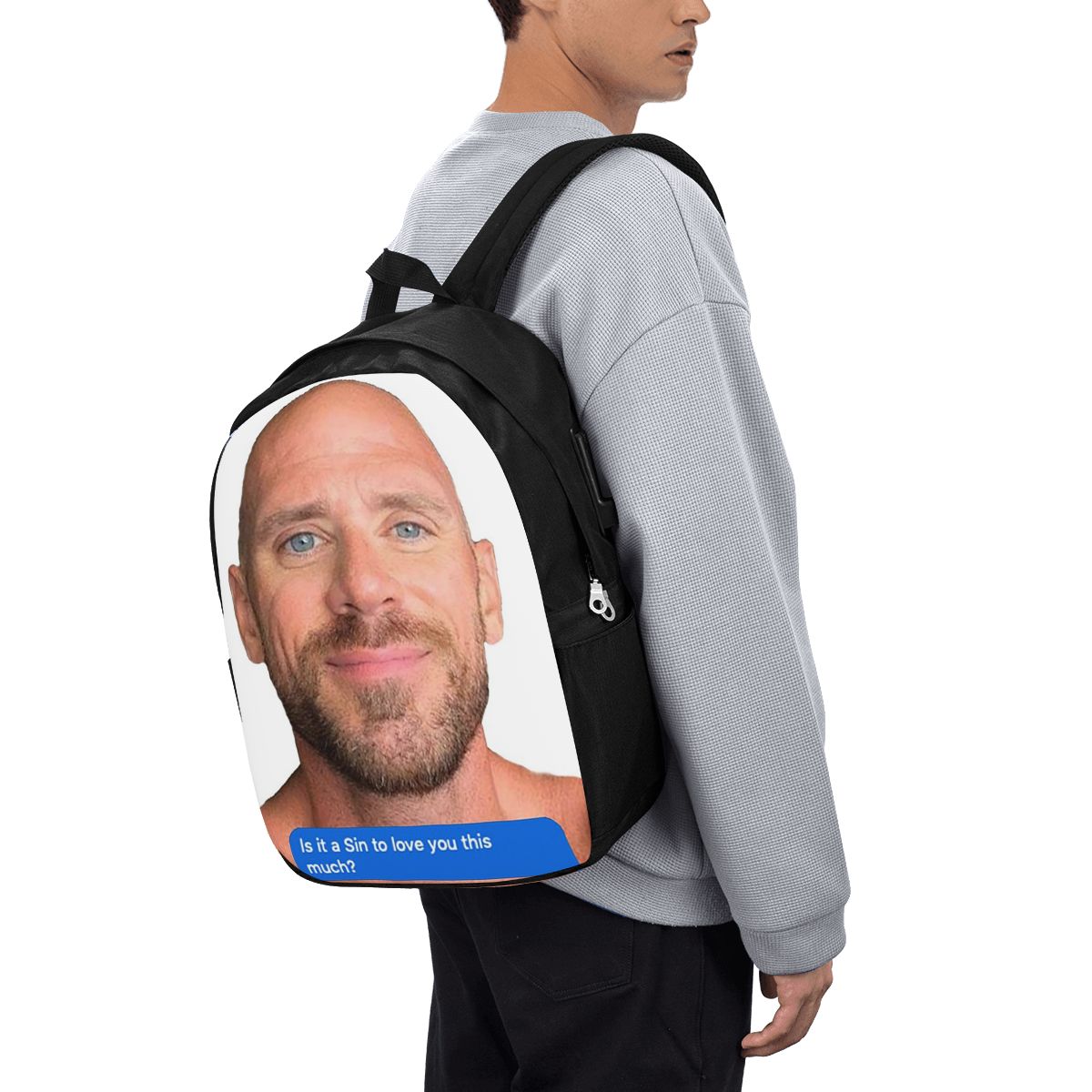 Johnny Sins Flirty Text Bubble - Woman In Bag ulasan dan harga