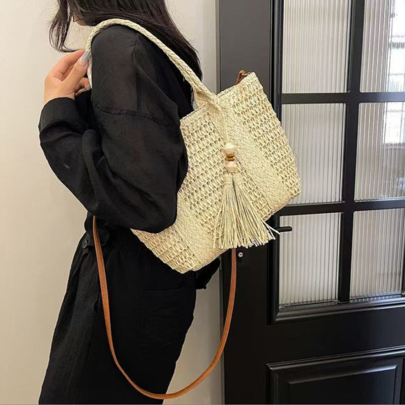 New Style Women Straw Woven Ha - Woven Straw Bag ulasan dan harga