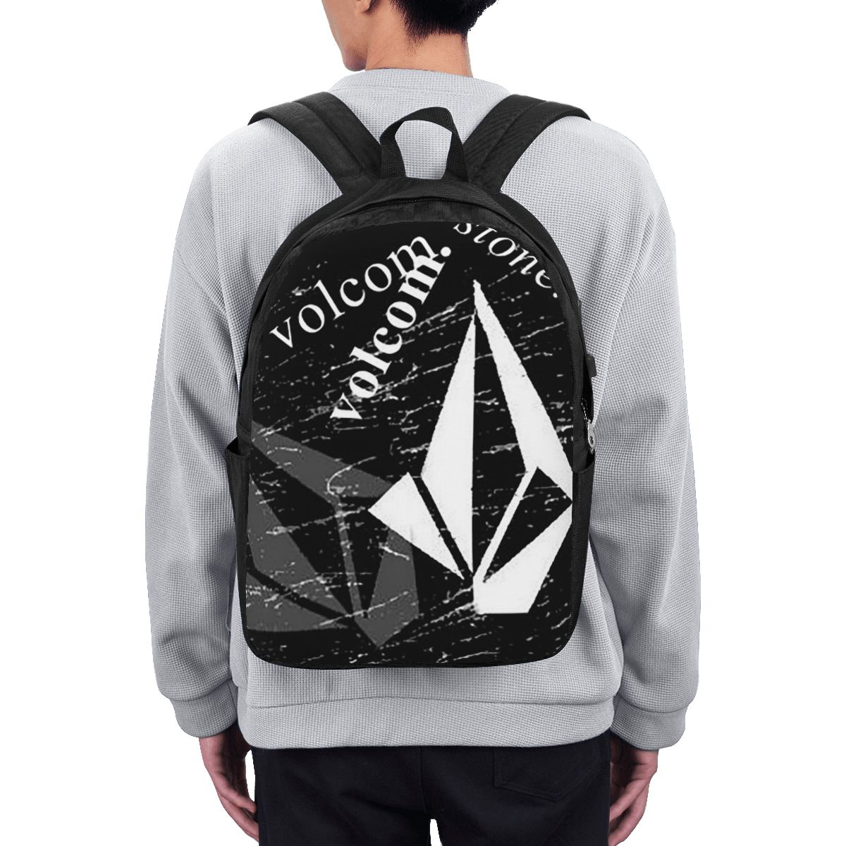 V-Volcom Logo Backpack Travel  - Women Bags Logo ulasan dan harga