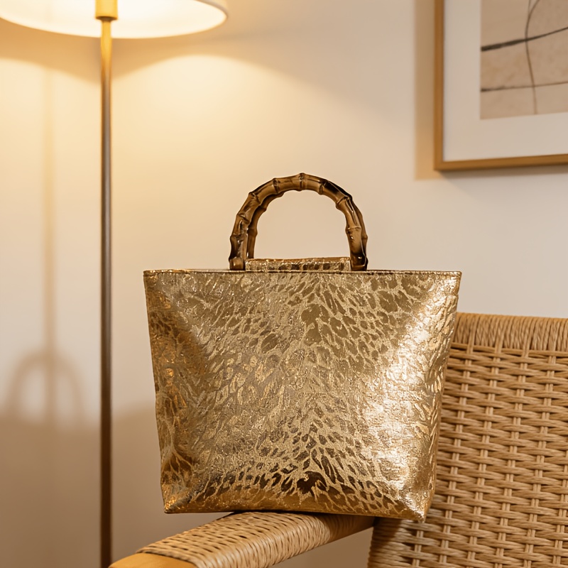 Light luxury metallic gold jac - Women Bags On Sale ulasan dan harga
