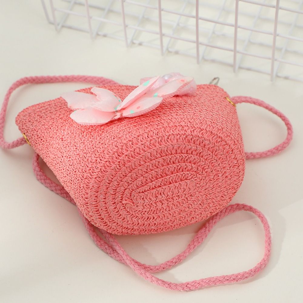 Creative Handmade Kids Straw B - Woven Straw Bag ulasan dan harga