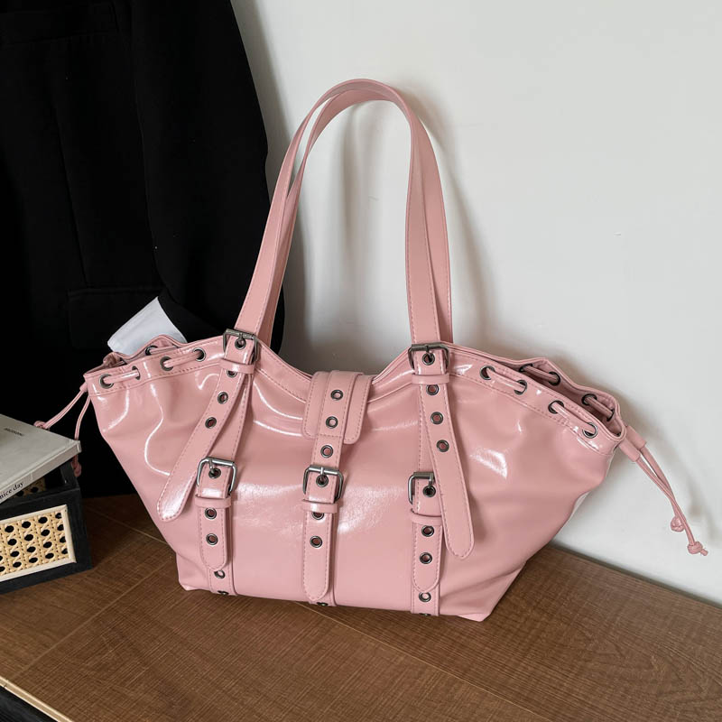 Y2K Gothic Rivet Adjustable St - Women Bags On Sale ulasan dan harga
