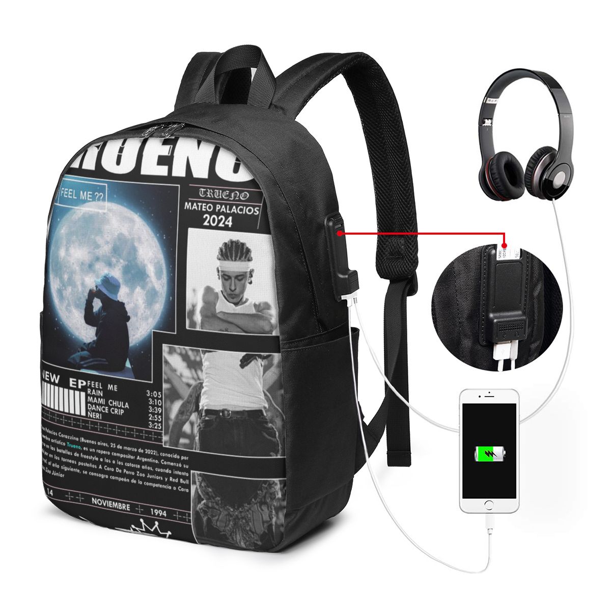 Funny Trueno Hip Hop Rapper Ba - Woman In Bag ulasan dan harga