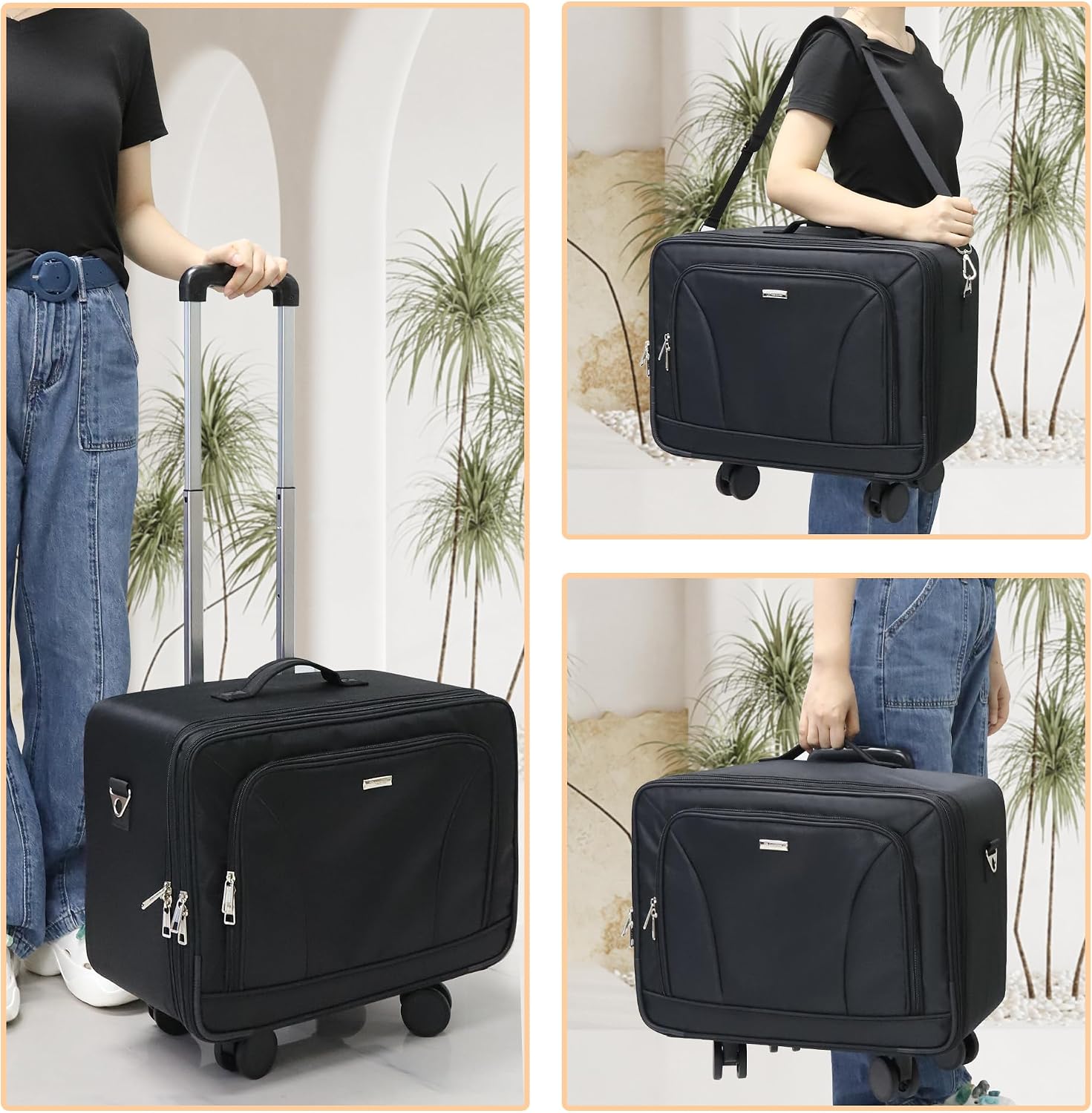 Extra Large Rolling Makeup Tra - Woman In Bag ulasan dan harga