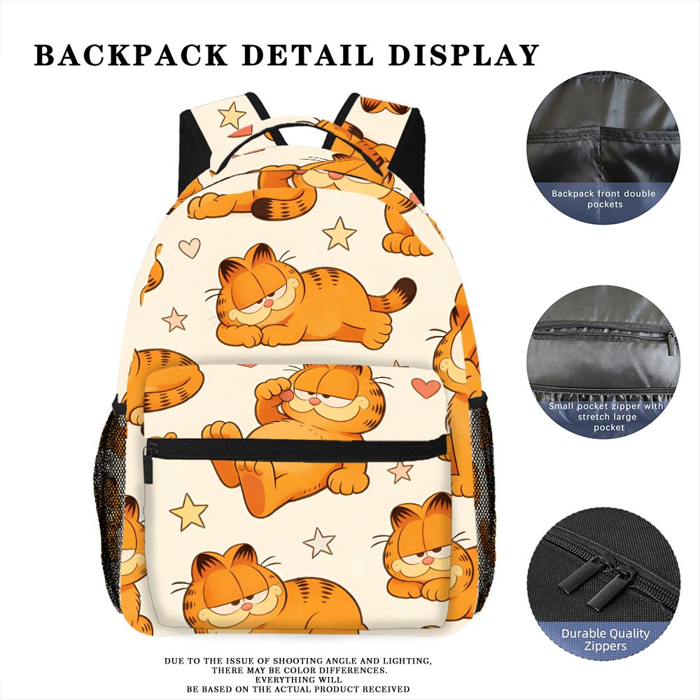 Funny Lazy Garfield Backpack S - Mesh Net Bag ulasan dan harga